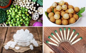 Nguyên liệu nấu chè hạt sen đậu xanh